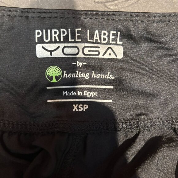 Purple Label Yoga- Healing Hands- Scrub Pants — Size XS — Black - Picture 3 of 6